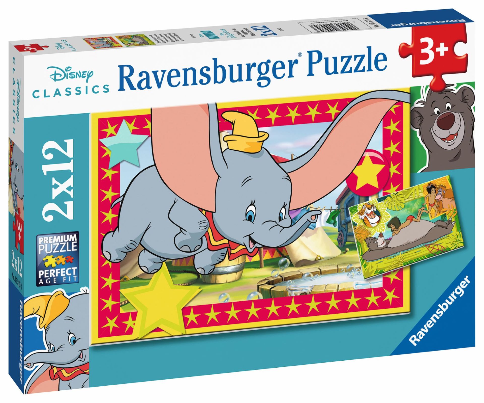 2x12 Parça Puzzle Walt Disney Hayvanlar
