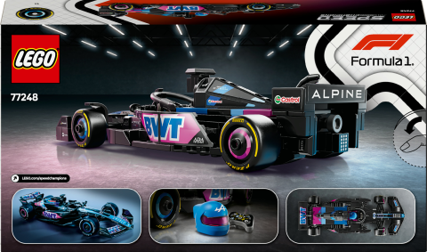 LEGO® Speed Champions BWT Alpine F1® Team A524 Yarış Arabası Oyuncak Araç 77248