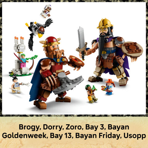 LEGO® ONE PIECE Dorry, Brogy’ye Karşı – Little Garden Devleri 75644
