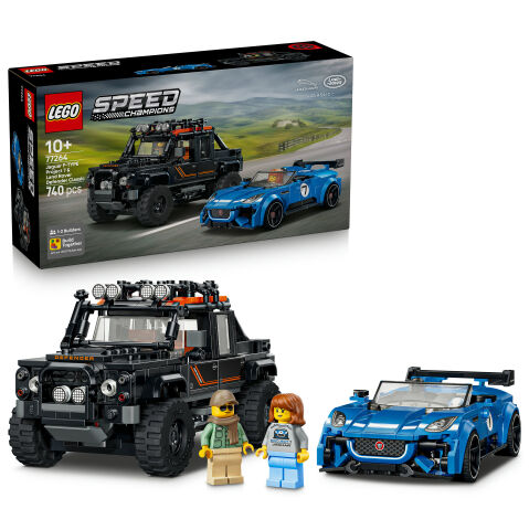 LEGO® Speed Champions Jaguar Project 7 ve Land Rover Defender 77264