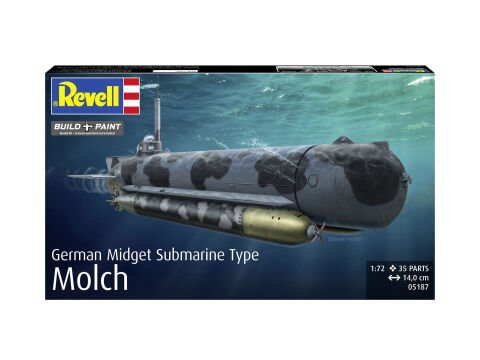 German Midget Submarine Type Molch Model Kit