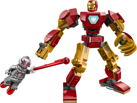 LEGO® Marvel Iron Man Robotu, Ultron’a Karşı İnşa Edilebilen Süper Kahraman Figürü 76307