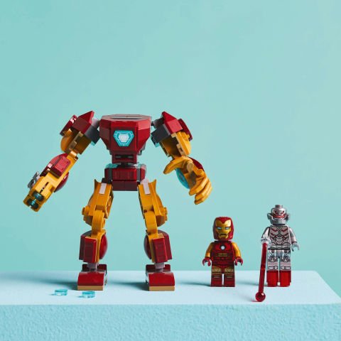 LEGO® Marvel Iron Man Robotu, Ultron’a Karşı İnşa Edilebilen Süper Kahraman Figürü 76307