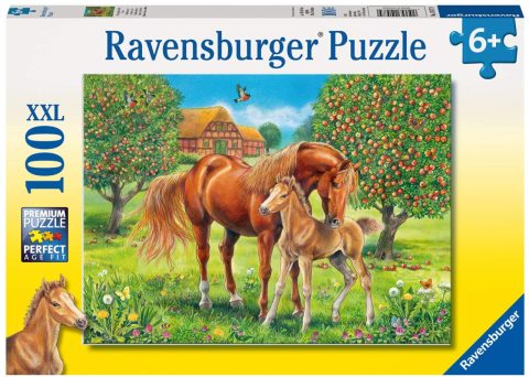 100 Parça Puzzle Mutlu Atlar