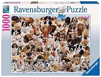 1000 Parça Puzzle Köpek Kolajı