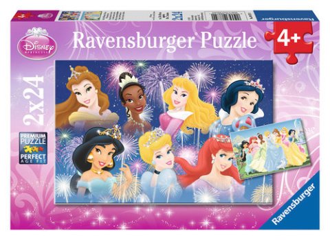 2x24 Parça Puzzle Disney Princesses