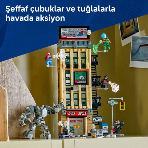LEGO® ǀ Marvel Örümcek Adam vs. Mysterio: Daily Bugle 76342