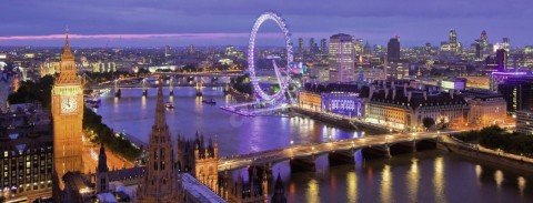 1000 Parça Panoramik Puzzle Londra Gecesi