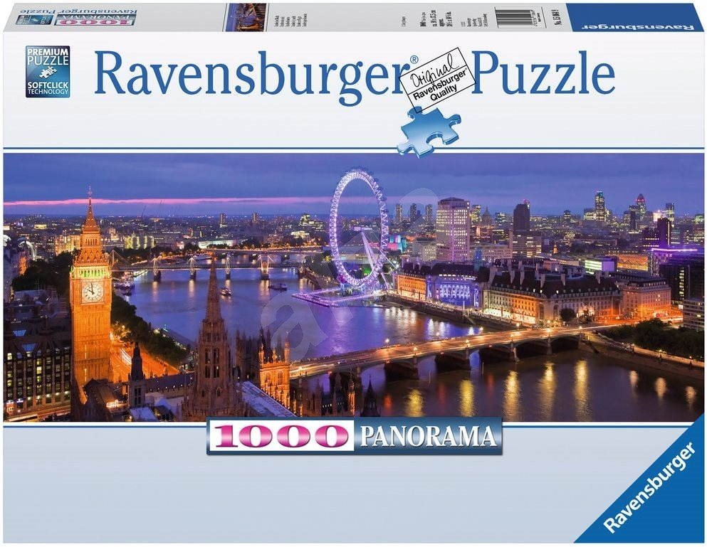 1000 Parça Panoramik Puzzle Londra Gecesi