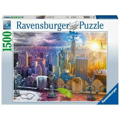 1500 Parça Puzzle New York Kış Ve Yaz