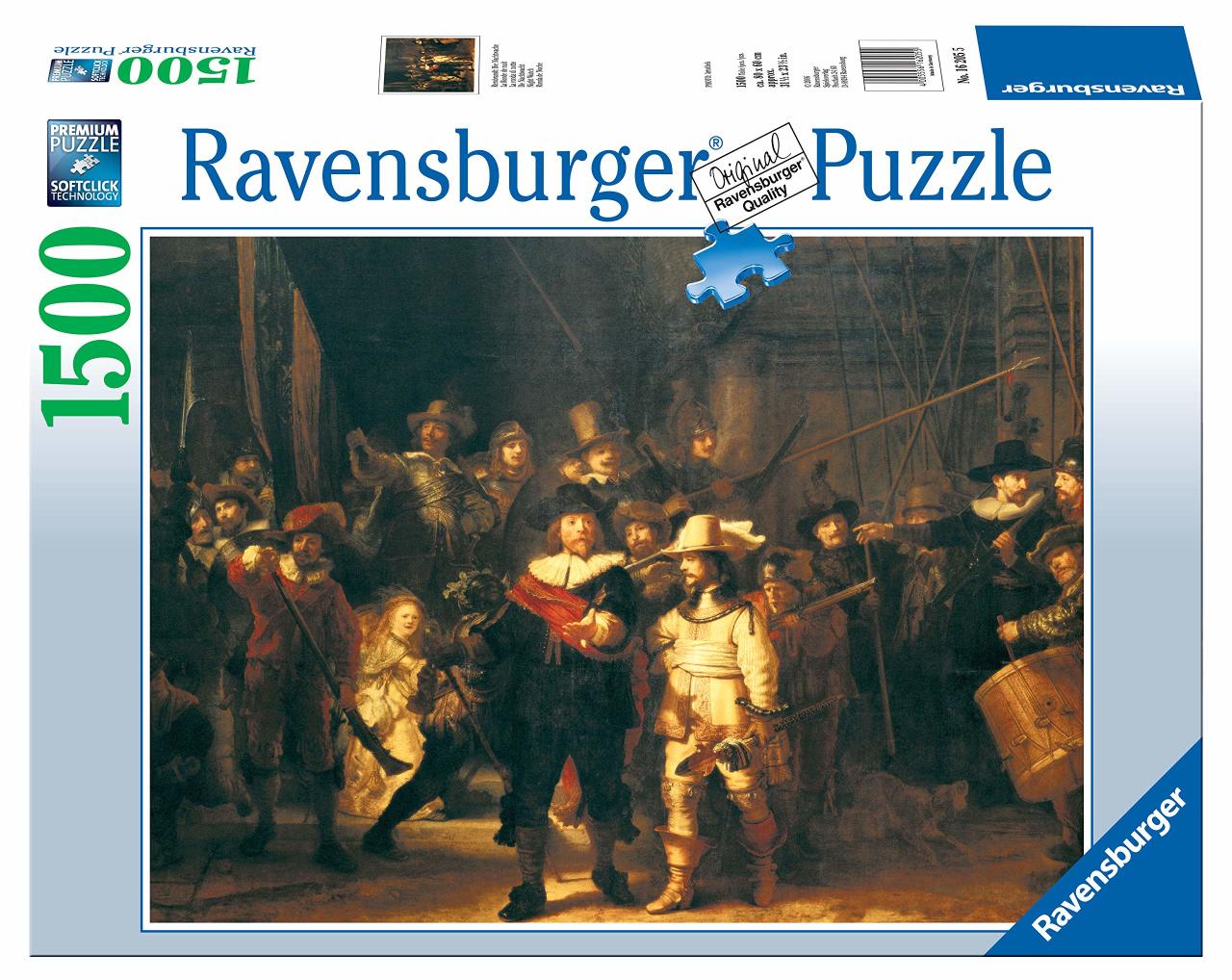 1500 Parça Puzzle Rembrandt - Gece Devriyesi
