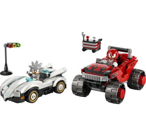 LEGO® Sonic™ Silver’ın Arabası vs Knuckles Canavar Kamyonu 77118