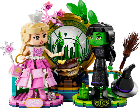 LEGO® Wicked Elphaba ve Glinda Figürleri Fantastik Oyuncak Yapım Seti 75682