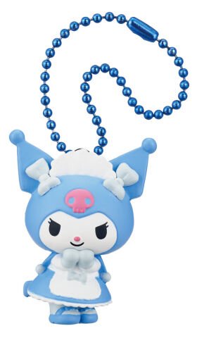 Twinchees My Melody ve Kuromi Mavi Şirin Elbiseli Anahtarlık Figür Serisi