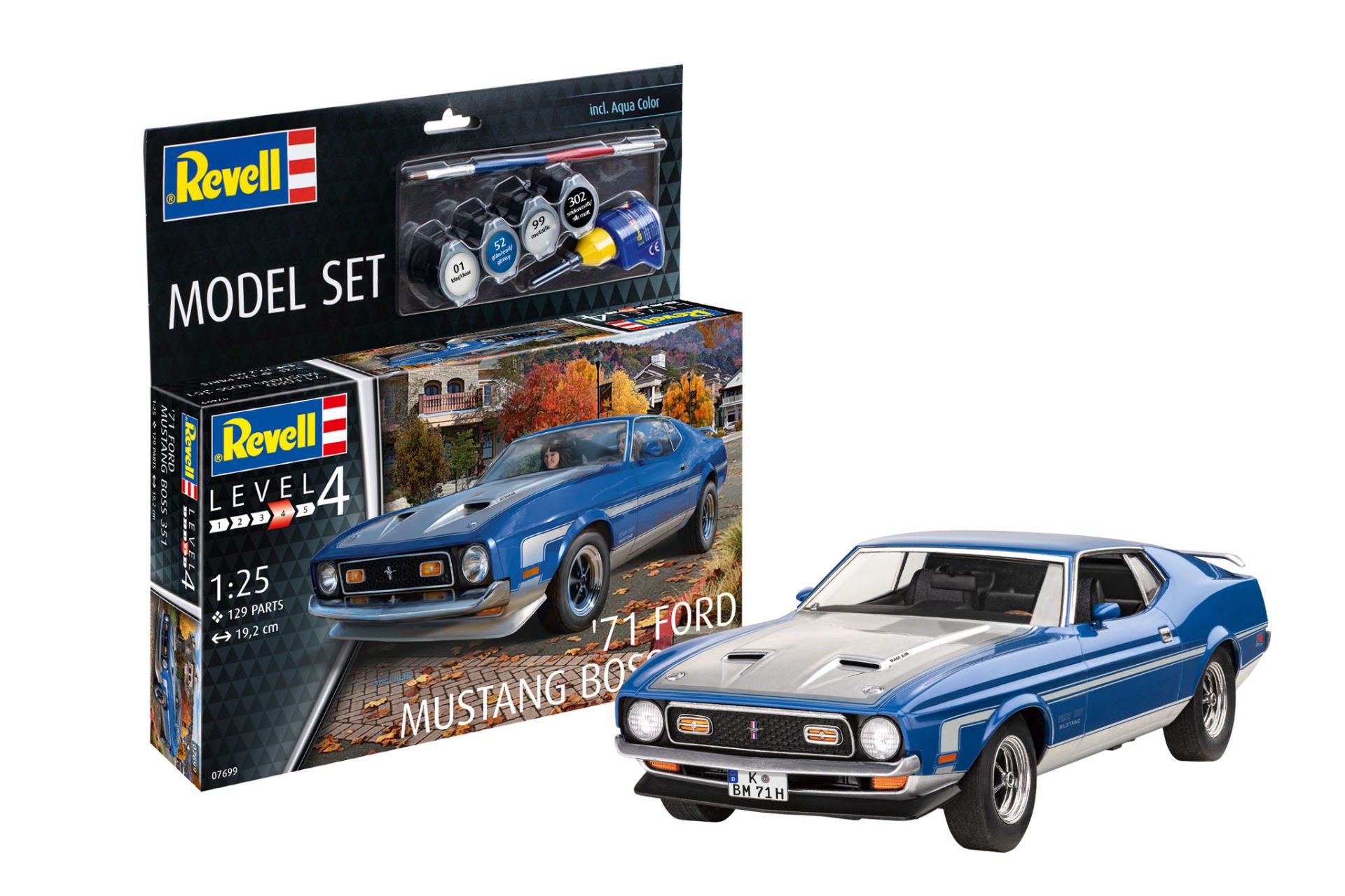 Revell Model Set 71 Ford Mustang Boss 351