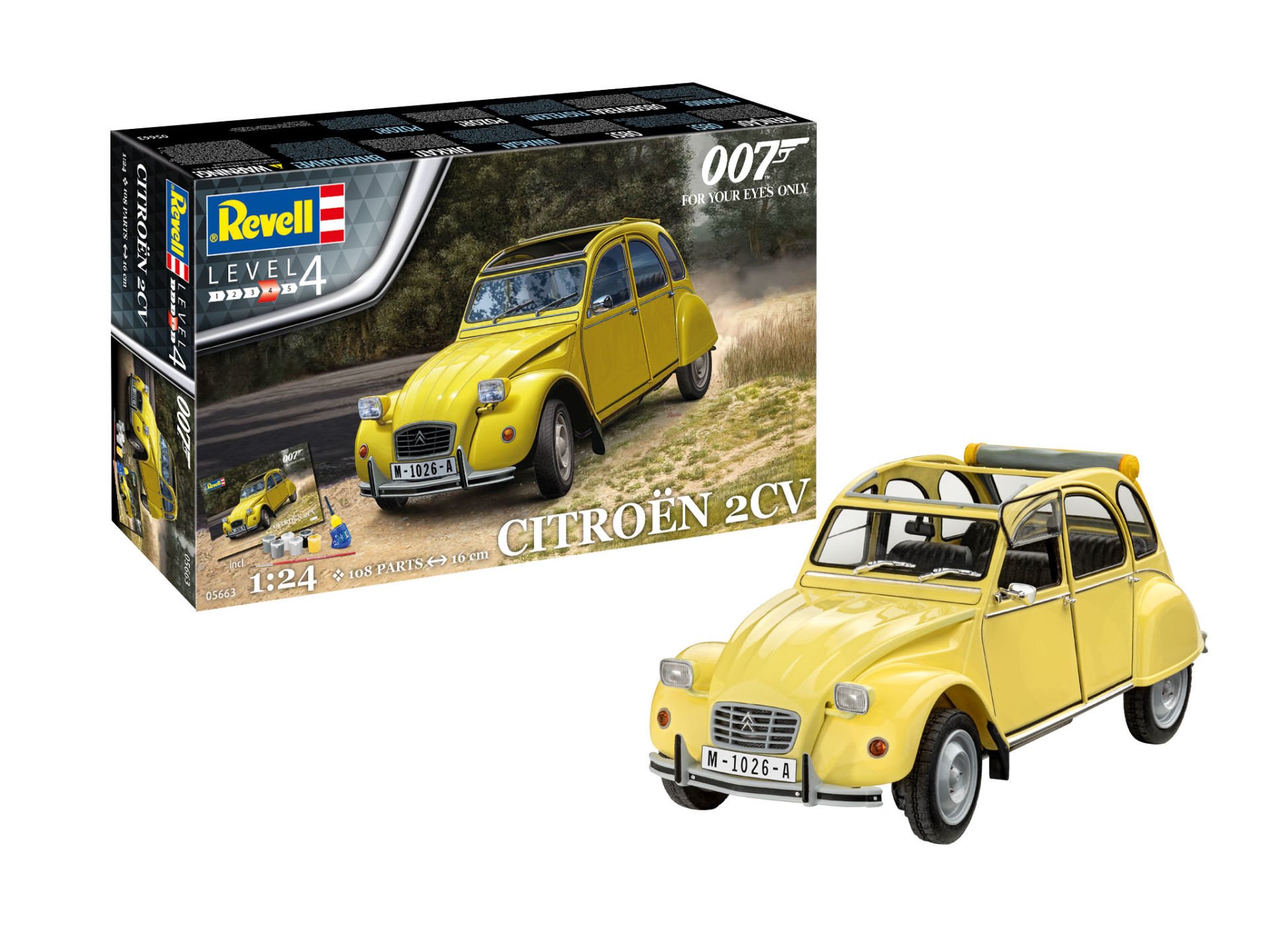 Revell Gift Set James Bond Citroen 2CV