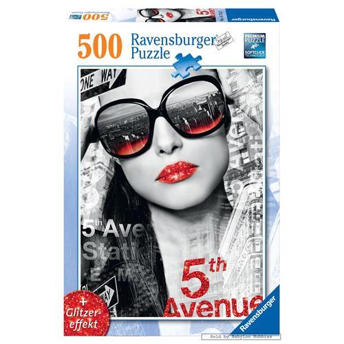500 Parça Puzzle 5. Cadde Önünde (Işıltılı Dudaklar)