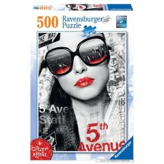 500 Parça Puzzle 5. Cadde Önünde (Işıltılı Dudaklar)
