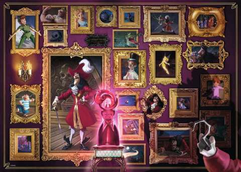 Ravensburger 1000 Parçalı Puzzle Walt Disney Villainous Kaptan Kanca