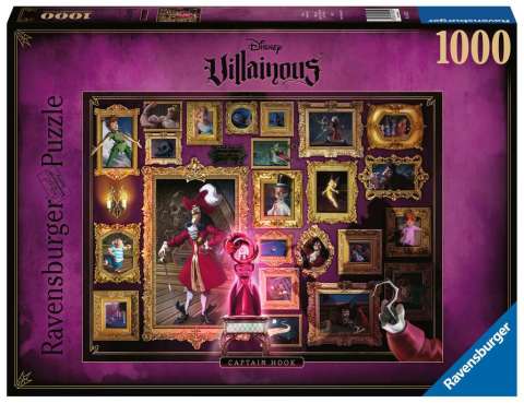 Ravensburger 1000 Parçalı Puzzle Walt Disney Villainous Kaptan Kanca
