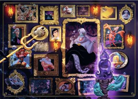 Ravensburger 1000 Parçalı Puzzle Walt Disney Villainous Kraliçe Ursula
