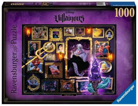 Ravensburger 1000 Parçalı Puzzle Walt Disney Villainous Kraliçe Ursula