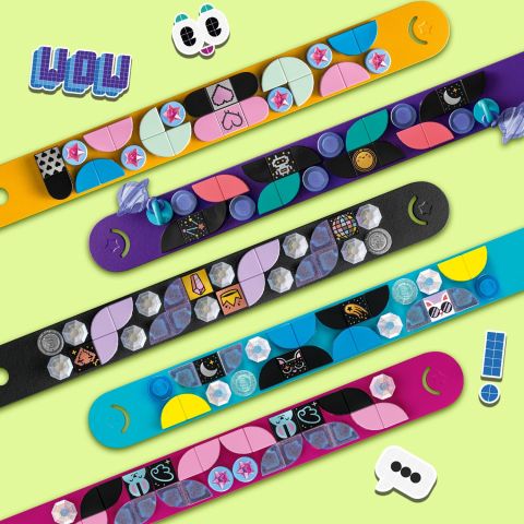 LEGO® DOTS Ekstra DOTS Seri 8 – Sim ve Işıltı 41803 Kendin Yap Süsleme Seti (115 Parça)
