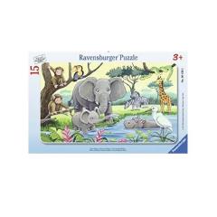 15 Parça Çerceveli Puzzle - Hayvanlar
