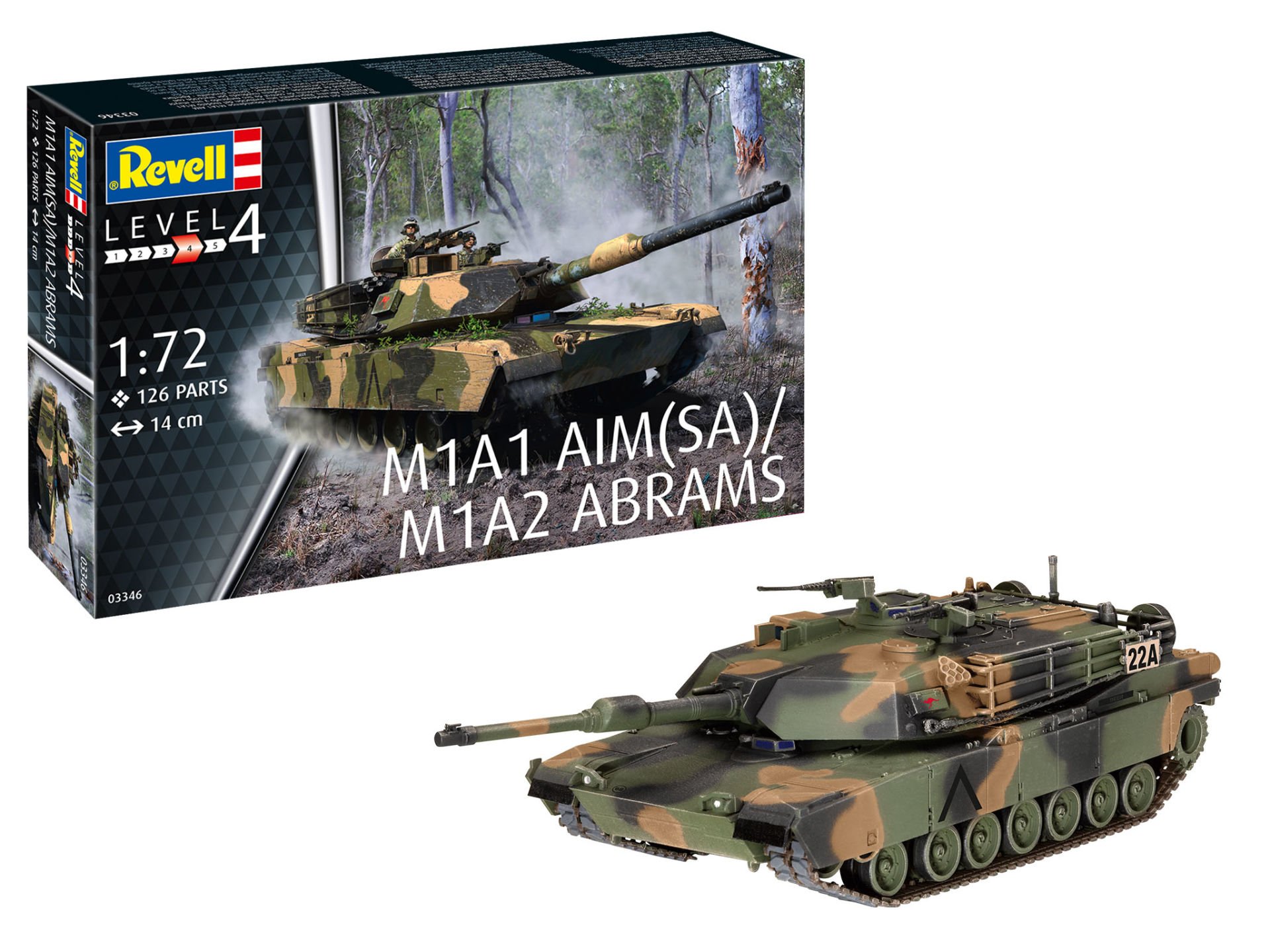 Revell M1A1 AIM(SA)/ M1A2 Abrams