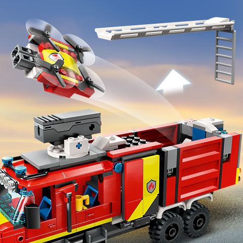 LEGO® City İtfaiye Komuta Kamyonu 60374 Oyuncak Yapım Seti