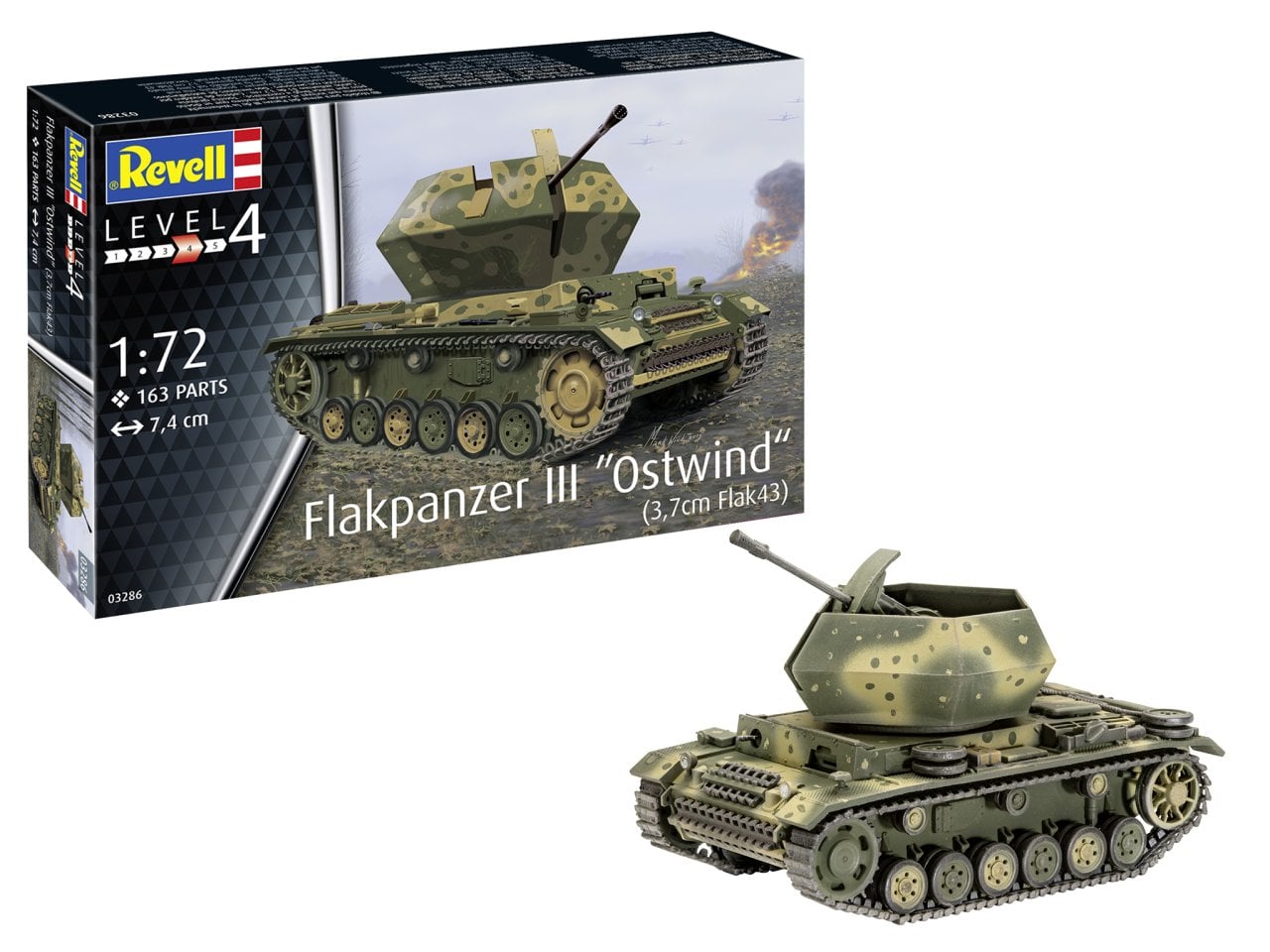 Revell Flakpanzer III''Ostwind'' (3,7 cm Flak 43)