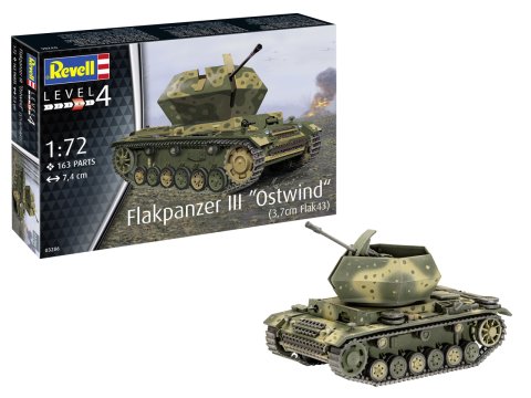 Revell Flakpanzer III''Ostwind'' (3,7 cm Flak 43)