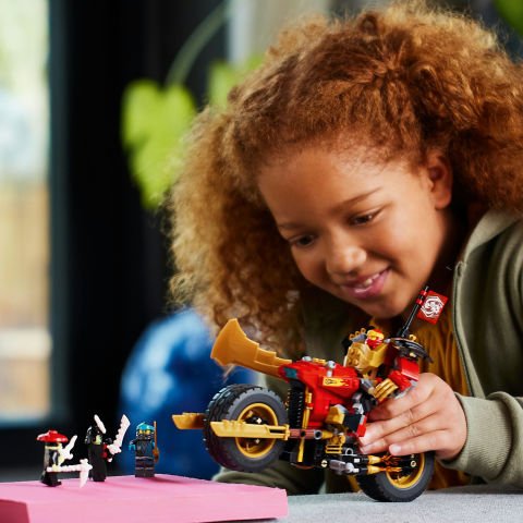 LEGO® NINJAGO® Kai’nin Robot Motosikleti EVO 71783 Oyuncak Yapım Seti (312 Parça)