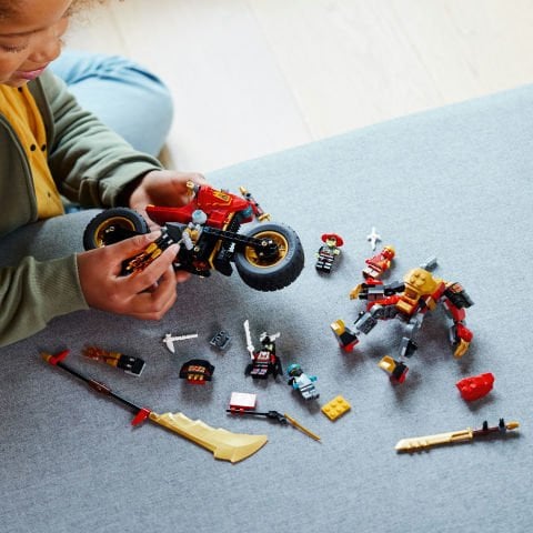 LEGO® NINJAGO® Kai’nin Robot Motosikleti EVO 71783 Oyuncak Yapım Seti (312 Parça)