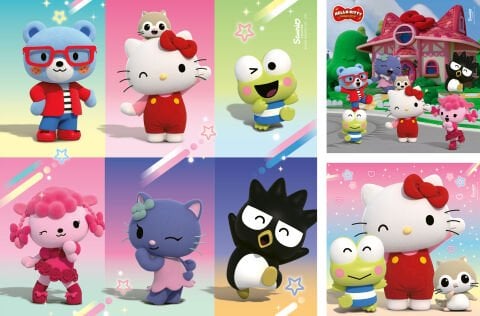 3x49 Parça Puzzle Hello Kitty