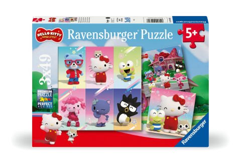 3x49 Parça Puzzle Hello Kitty