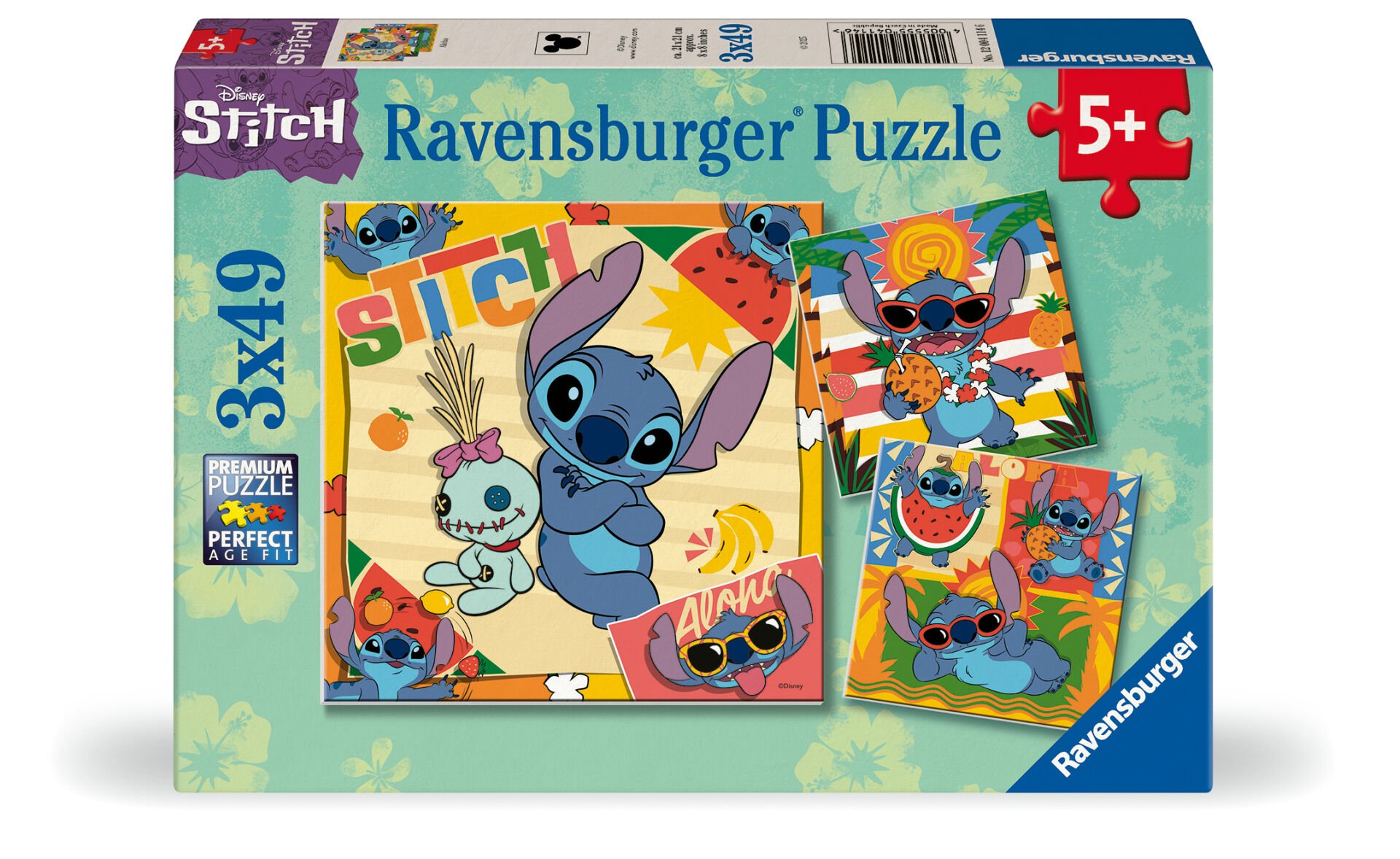 3x49 Parça Puzzle Disney Stitch