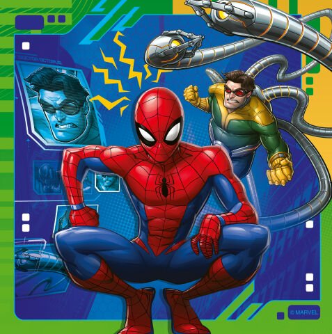 3x49 Parça Puzzle Marvel Spider Man