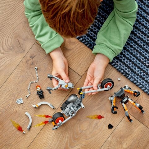 LEGO® Marvel Ghost Rider Robotu ve Motosikleti 76245 Oyuncak Yapım Seti