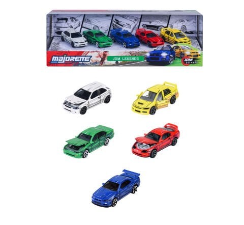 Majorette Japan Series 5'li Hediye Seti Die-Cast ( Metal ) 1:64 Ölçek, 7,5 Cm