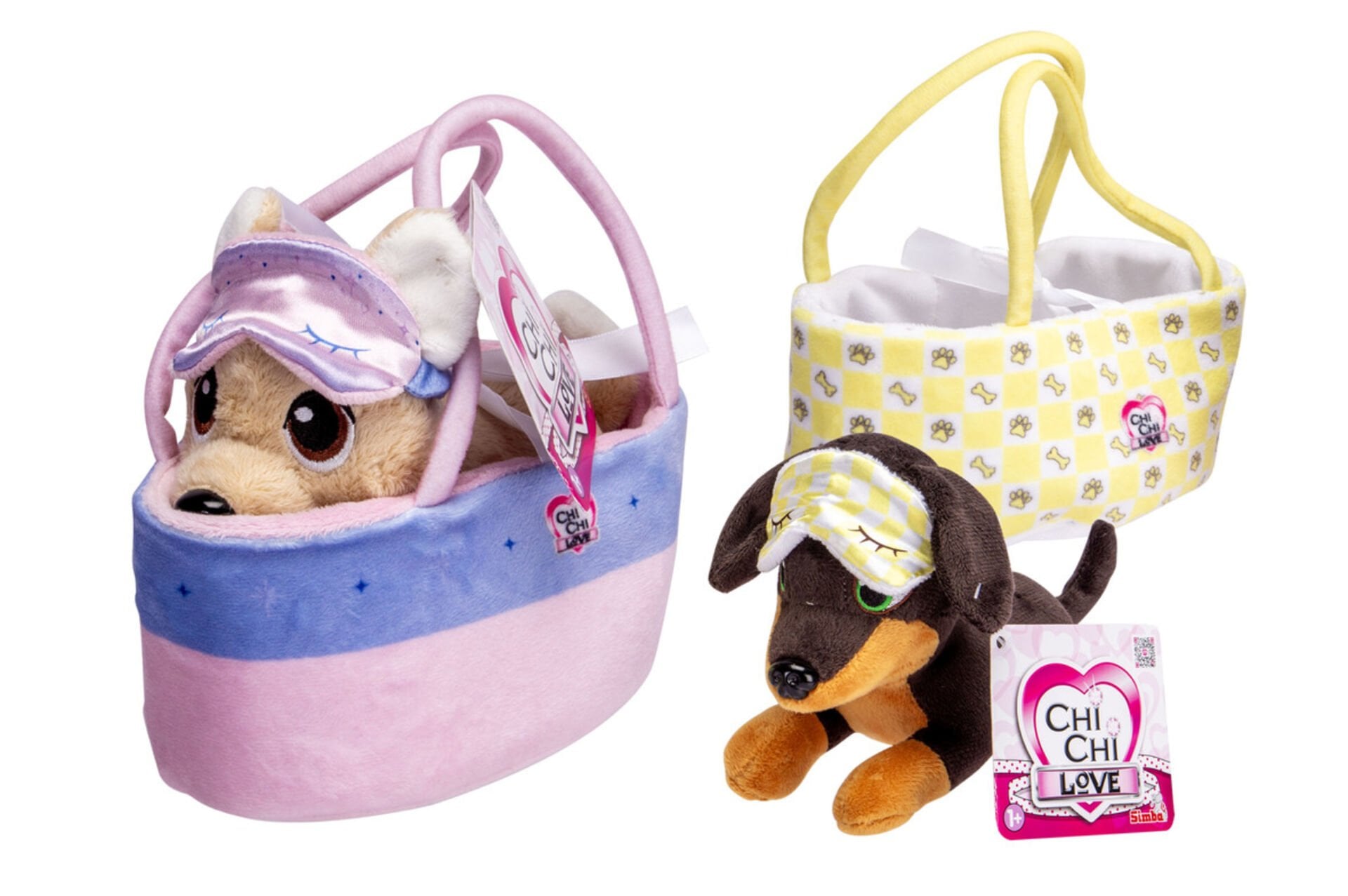 Chi Chi Love Uyuyan Dostum Ve Rocky Sevimli Peluş Köpek 15 Cm