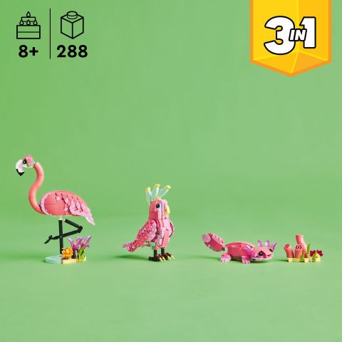 LEGO® Vahşi Hayvanlar: Pembe Flamingo 31170