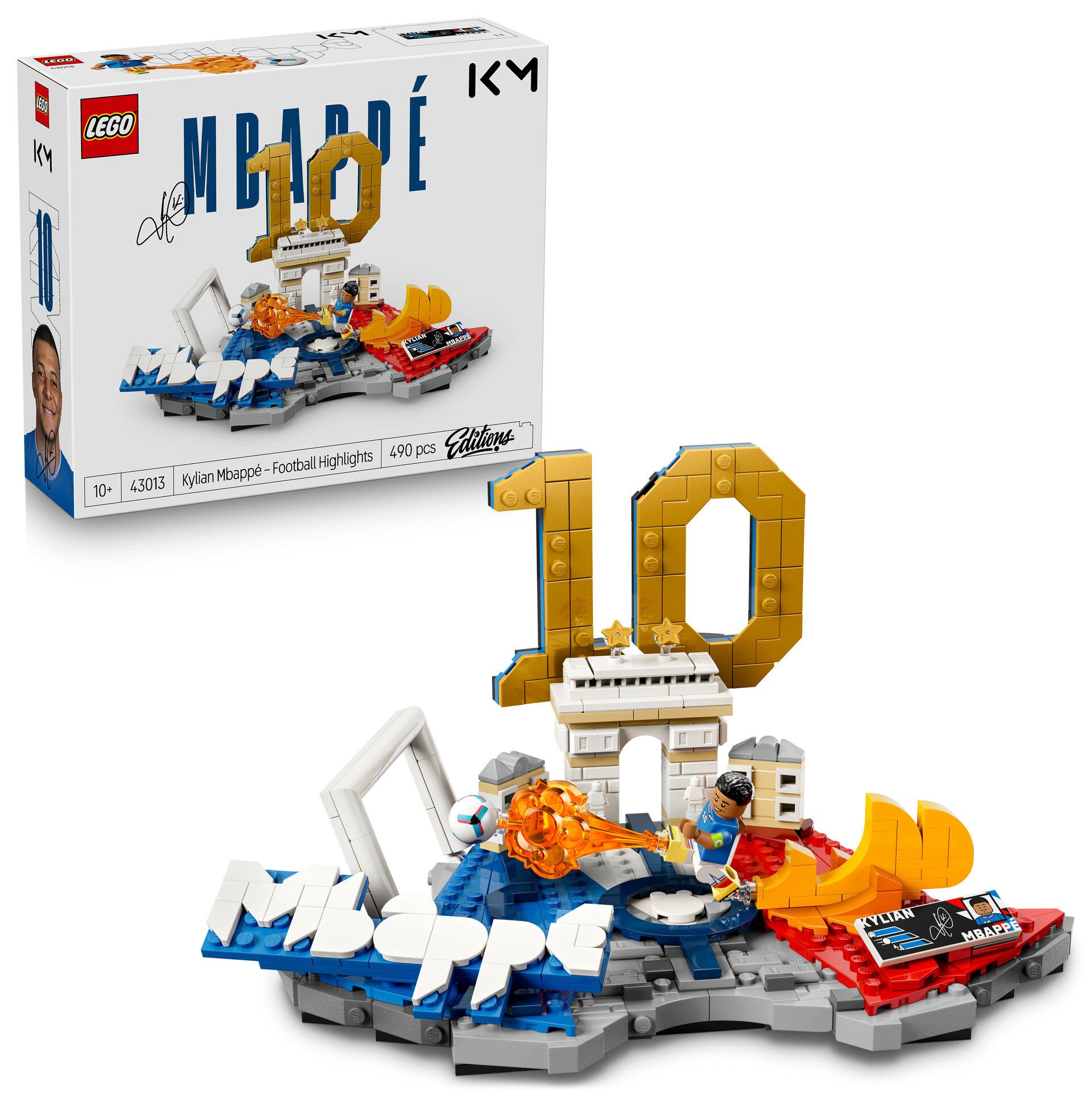LEGO® Editions Kylian Mbappé – Unutulmaz Futbol Anları 43013