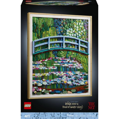LEGO® Art Claude Monet – Nilüfer Gölü Üzerinde Köprü 31220