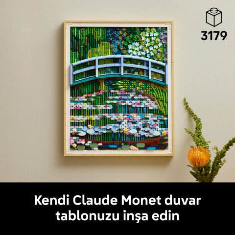LEGO® Art Claude Monet – Nilüfer Gölü Üzerinde Köprü 31220
