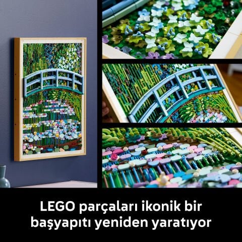 LEGO® Art Claude Monet – Nilüfer Gölü Üzerinde Köprü 31220