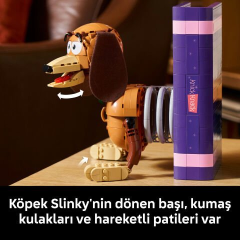 LEGO® ǀ Disney ve Pixar Oyuncak Hikayesi Köpek Slinky Kitap Desteği 43301
