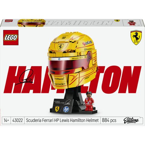 LEGO® Editions Scuderia Ferrari HP Lewis Hamilton Kaskı 43022