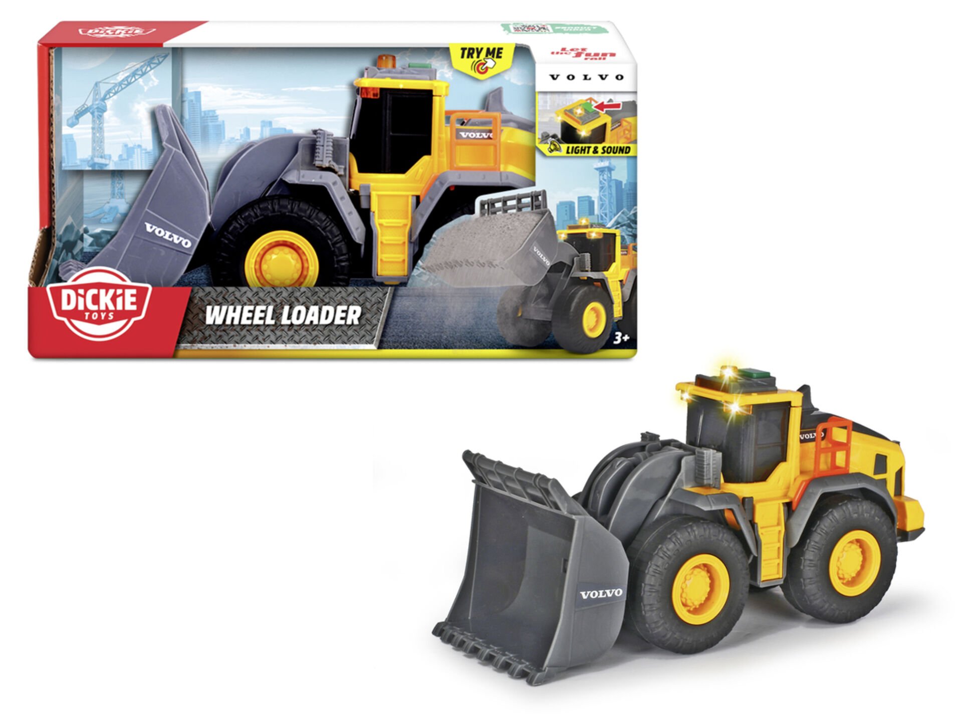 Dickie Toys Volvo Lastikli Yükleyici 23 cm
