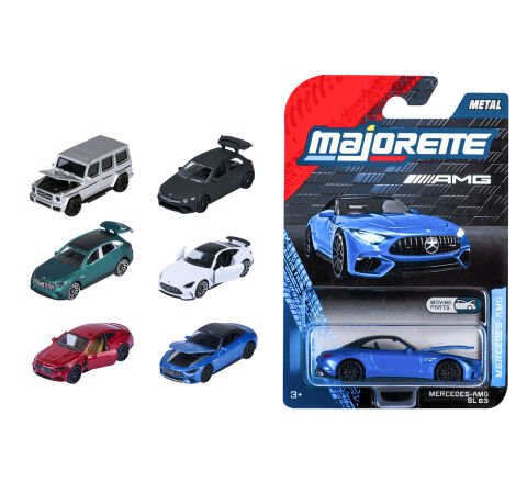 Majorette Mercedes-AMG Premium Serisi Model Arabalar, Die-Cast ( Metal ) 1:64 Ölçek, 7.5 cm